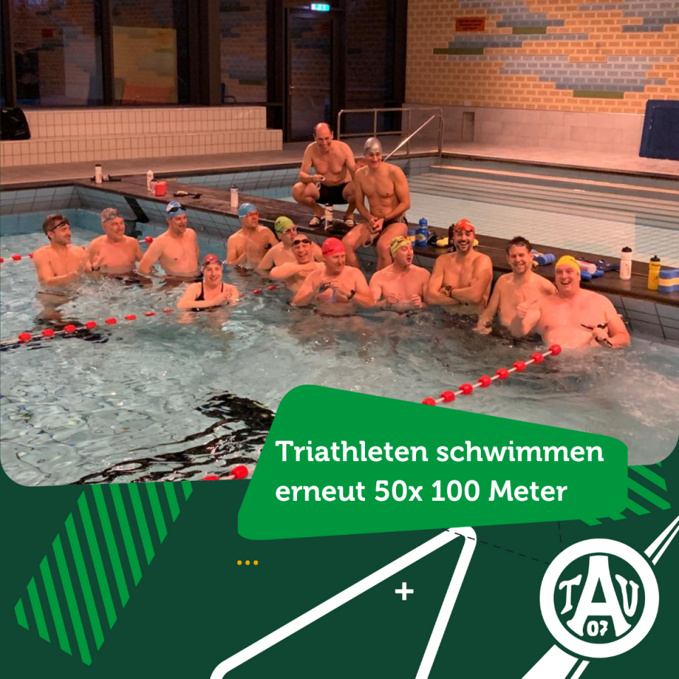 ATV-Triathleten schwimmen erneut 50x 100 Meter