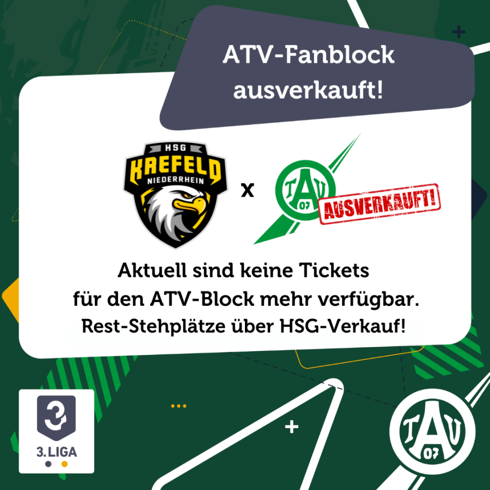 ATV-Fanblock beim Derby des Jahres ausverkauft