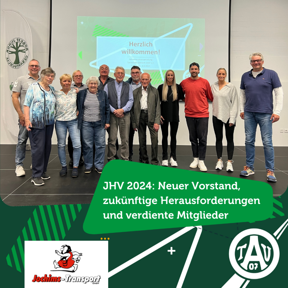 JHV des TV Aldekerk: Neuer Vorstand, zukünftige Herausforderungen und verdiente Mitglieder