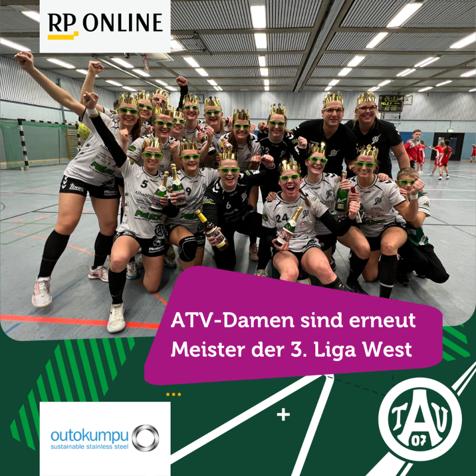 Damen des TV Aldekerk werden erneut 3. Liga Meister