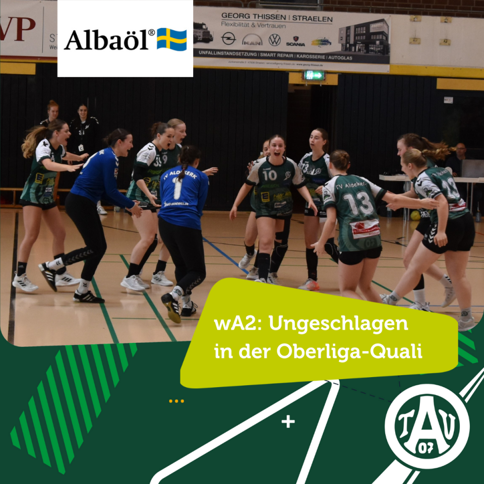 wA2: Ungeschlagen in der Oberliga-Quali