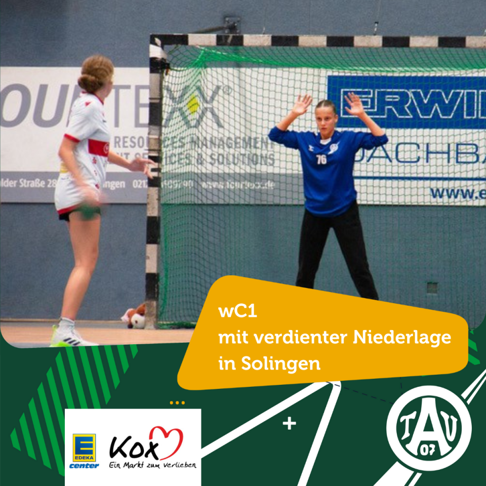 wC1 mit verdienter Niederlage in Solingen