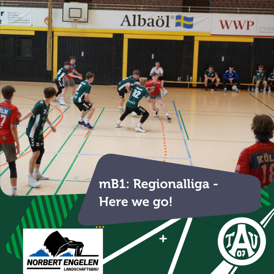 mB1 des TV Aldekerk: Regionalliga – Here we go!