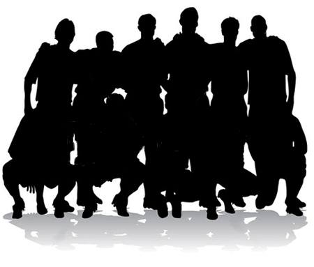team silhouette